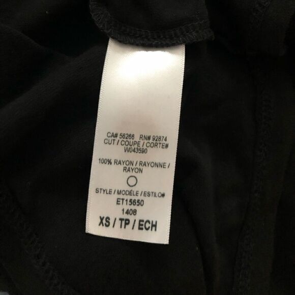 Ella Moss Black Fringe Tassel Top - Picture 3 of 5